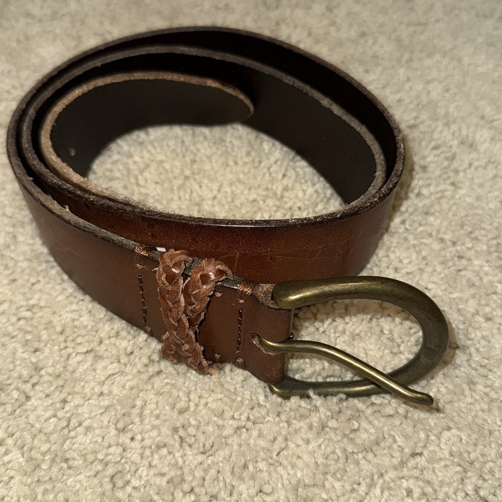 Abercrombie & Fitch Brown Leather Belt
